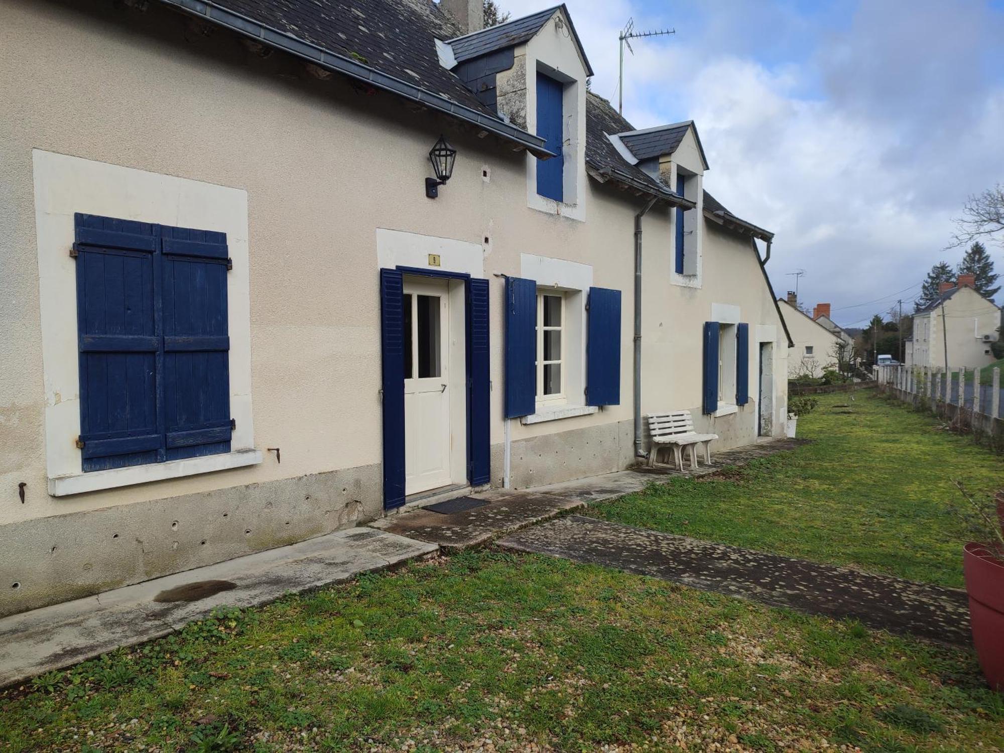 Maison Plain Pied, 2 Chambres, Longere Typique , Fraiche, Dans Bourg Avec Tous Commerces Luçay-le-Mâle Exterior foto