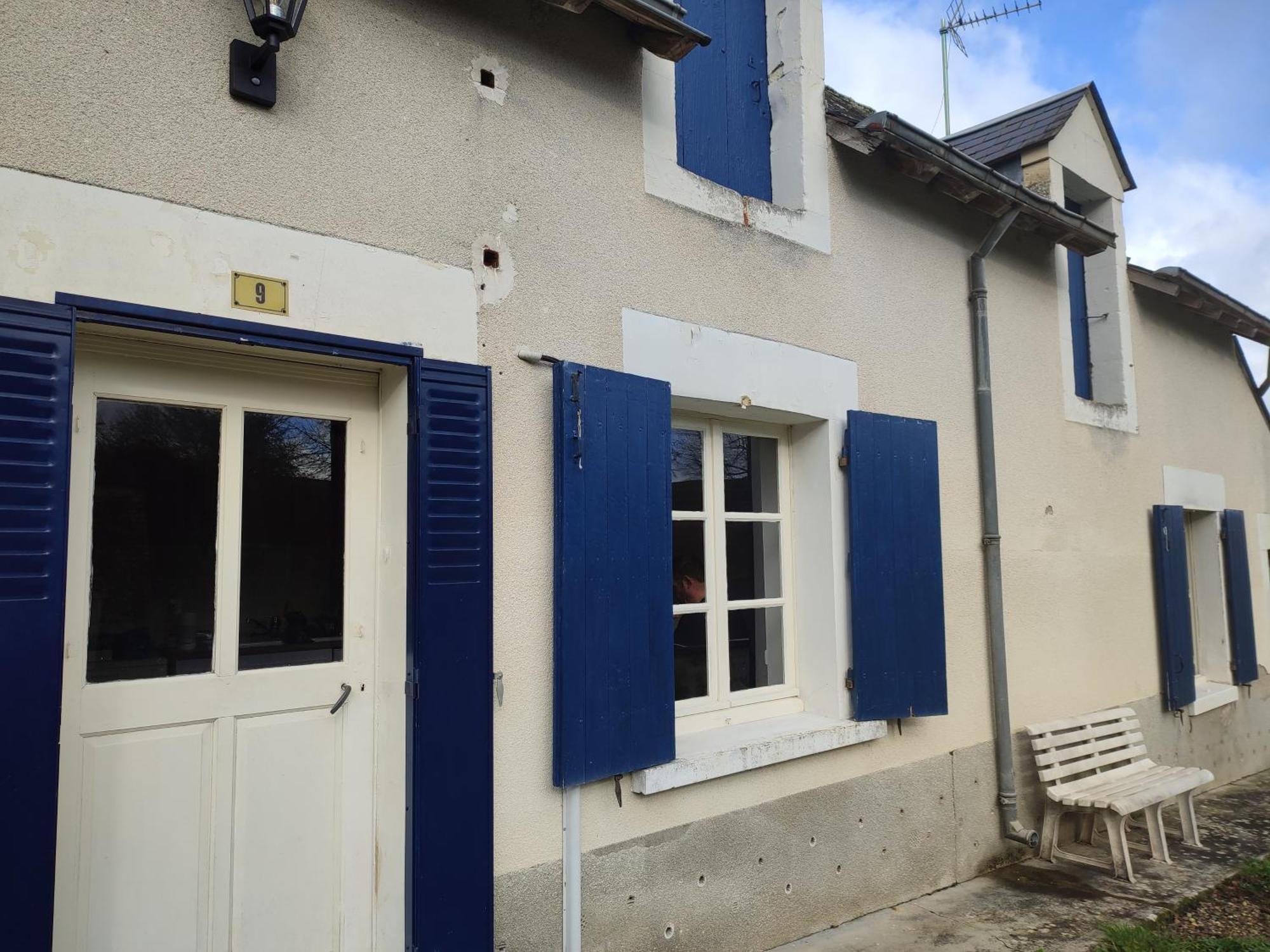 Maison Plain Pied, 2 Chambres, Longere Typique , Fraiche, Dans Bourg Avec Tous Commerces Luçay-le-Mâle Exterior foto
